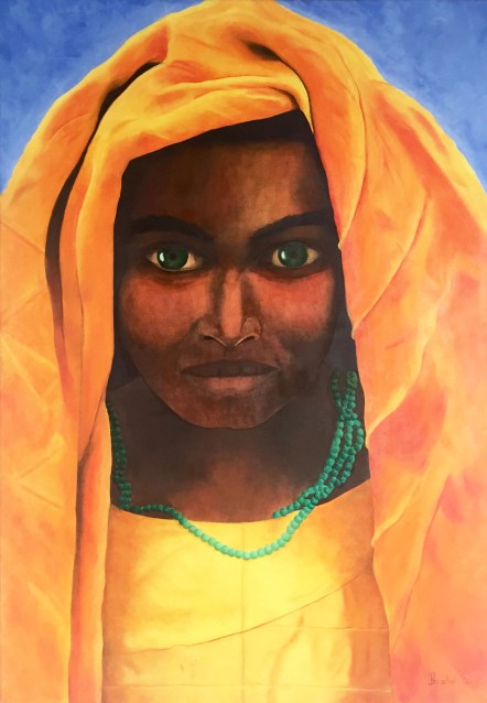 African woman oleo